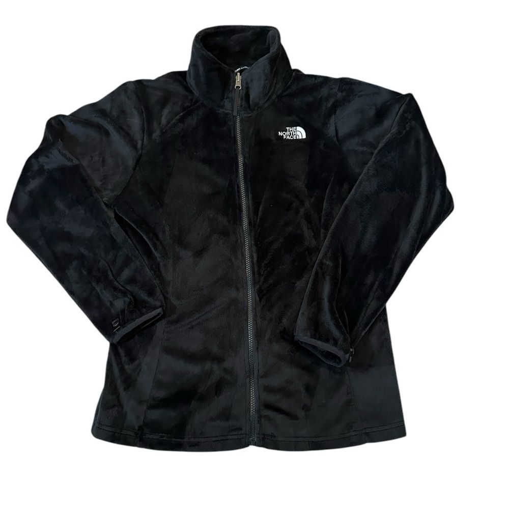The North Face Girls Osito Full Zip Fleece Size 18(XL) Black